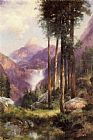 Valley Canvas Paintings - Yosemite Valley Vernal Falls